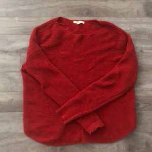 Selling my White stuff sweater in red. Uk size 8 = medium in US.